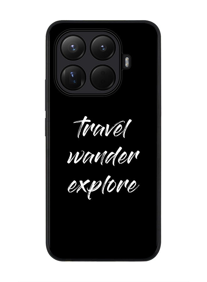 For Xiaomi 15T Pro Case,Slim fit Camera Protection, Shockproof Thin Phone cover  - Travel Wander Explore